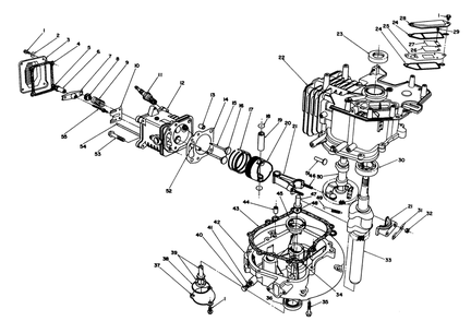 Engine Assembly (Continued) (Model No. Vmh7) Diagram and Parts List for 20620C 8000001 - 8999999 Toro Lawn Mower