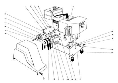 Part Location Diagram of 11-5700 Toro DISCONTINUED