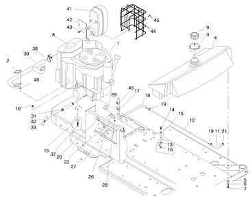 Engine & Fuel System Diagram and Parts List for 74105 79000001 - 79999999 Toro Lawn Tractor