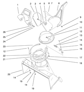 Part Location Diagram of 71-4990-01 Toro DISCONTINUED