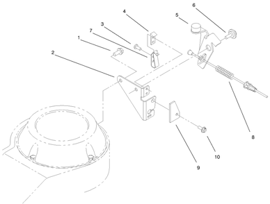 Brake Assembly Diagram and Parts List for 22038 9900001 - 9999999 Toro Lawn Mower