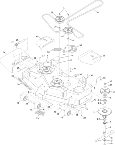 Part Location Diagram of 147-4976-03 Toro Plate-Turbo Force [black]
