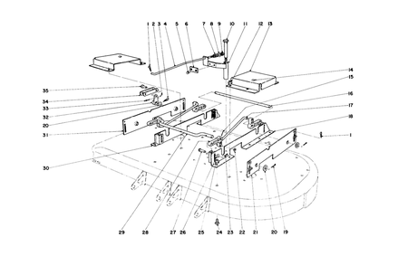 Part Location Diagram of 7-0584 Toro Bracket Assembly. Lower