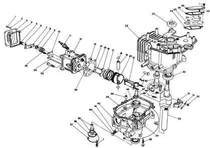 Engine Assembly (Model No. Vmg6) Diagram and Parts List for 20626C 7000001 - 7999999 Toro Lawn Mower