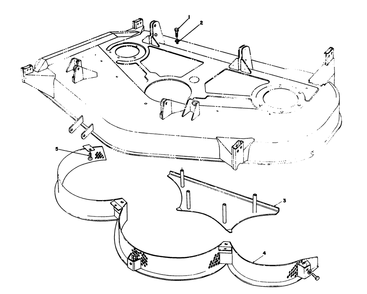Mulcher Kit Model No. 30700 (Optional) (Cutting Unit Model No. 55670) Diagram and Parts List for 55620 9000001 - 9999999 Toro Lawn Tractor