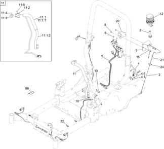 Part Location Diagram of 3245-42 Toro Screw-Set