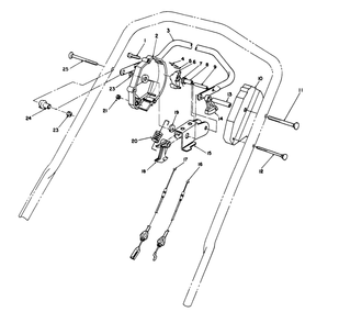 Traction Control Assembly Diagram and Parts List for 26623 0000001 - 0999999 Toro Lawn Mower