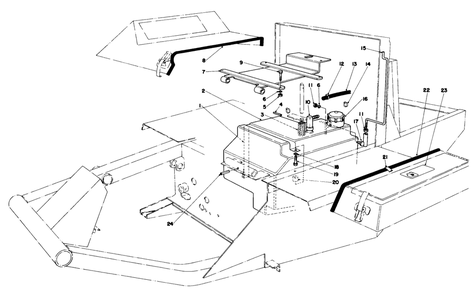 Part Location Diagram of 37-9540 Toro Gas Cap (Not Vented)