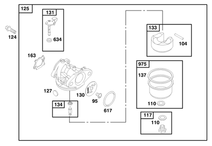 Engine Briggs & Stratton 12f802-1767-E1 Diagram and Parts List for 20913 890000001 - 899999999 Toro Lawn Mower
