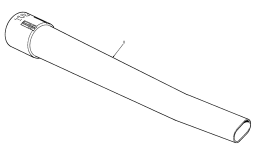 Blower Tube Diagram and Parts List for 51740 0000001 - 0999999 Toro Leaf Blower / Vacuum