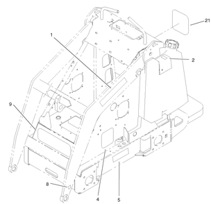 Part Location Diagram of 99-3167 Toro DISCONTINUED
