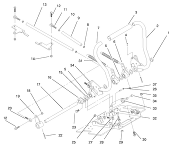 Part Location Diagram of 98-1322 Toro Spring - Extension
