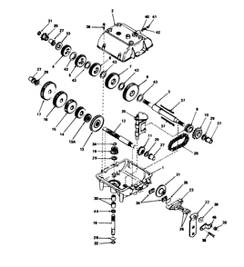 Transmission Model 770a Diagram and Parts List for 56175 8000001 - 8999999 Toro Lawn Tractor