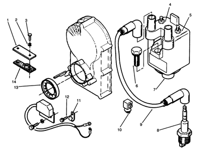 Ignition-Electronic Diagram and Parts List for 73520 4900001 - 4999999 Toro Lawn Tractor