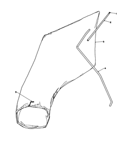 Giant Bagging Kit No. 29-9750 (Optional) Diagram and Parts List for 16585 8004252 - 8999999 Toro Lawn Mower