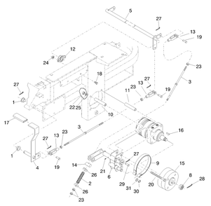 Part Location Diagram of 1-641337 Toro Hub-Wheel