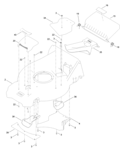 Frame Assembly Diagram and Parts List for 21695 400000000 - 999999999 Toro Lawn Mower