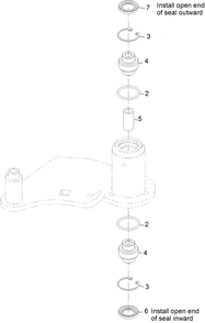 Idler Assembly Diagram and Parts List for 72942TE 400000000-410999999 Toro Lawn Tractor