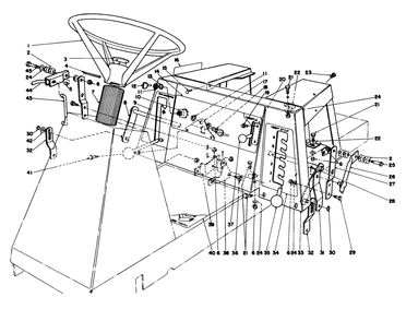 Steering Wheel & Linkage Assembly Diagram and Parts List for 56145 9000001 - 9999999 Toro Lawn Tractor