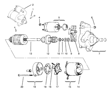 Starting System Diagram and Parts List for 72110 8900600 - 8999999 Toro Lawn Tractor