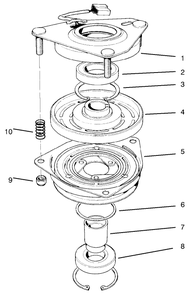 Clutch Assembly No. 54-0220 Diagram and Parts List for 30611 990001 - 999999 Toro Lawn Tractor