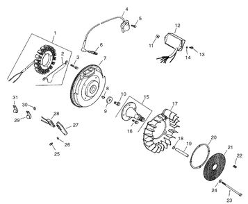 Ignition/Electrical Assembly Diagram and Parts List for 74228 (220000001-220999999)(2002) Toro Lawn Mower