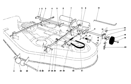 Mower Lift Assembly Diagram and Parts List for 57357 4000001 - 4999999 Toro Lawn Tractor