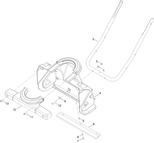 Auger Housing Assembly Diagram and Parts List for 38473 409130000 - 999999999 Toro Snow Blower