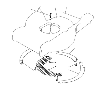 Leaf Shredder Kit No. 59101 (Optional) Diagram and Parts List for 20745C 5000001 - 5999999 Toro Lawn Mower
