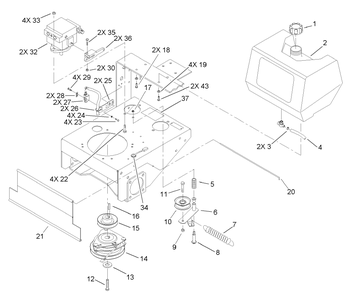 Part Location Diagram of 65-7410 Toro DISCONTINUED