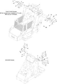 Light Kit Assembly No. 144-7101 Diagram and Parts List for 144-7101  Toro Lawn Tractor Accessories