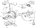 Gearcase And Ignition Controls Power Plus Diagram and Parts List for 31-16O804 2000001-2999999 - 1992 Toro Lawn Tractor
