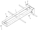 Frame Diagram and Parts List for 31-10K802 1000001-1999999 - 1991 Toro Lawn Tractor