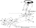 Front Axle And Steering Diagram and Parts List for 31-10K802 1000001-1999999 - 1991 Toro Lawn Tractor