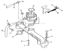 Part Location Diagram of NN10928 Toro Rod-Gov Control