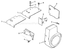 Kohler Baffles & Shrouds Diagram and Parts List for 31-10K802 1000001-1999999 - 1991 Toro Lawn Tractor