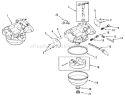 Kohler Carburetors Diagram and Parts List for 31-10K802 1000001-1999999 - 1991 Toro Lawn Tractor