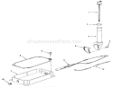 Kohler Oil Pan & Dipstick Diagram and Parts List for 31-10K802 1000001-1999999 - 1991 Toro Lawn Tractor