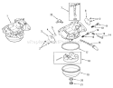 Kohler Carburetors Diagram and Parts List for 31-16O804 2000001-2999999 - 1992 Toro Lawn Tractor