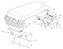 Sheet Metal And Covers Diagram and Parts List for 31-16O804 2000001-2999999 - 1992 Toro Lawn Tractor