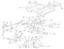 Page AU Diagram and Parts List for 31-16O804 2000001-2999999 - 1992 Toro Lawn Tractor
