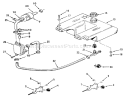 Throttle Choke And Fuel Controls Power Plus Diagram and Parts List for 31-16O804 2000001-2999999 - 1992 Toro Lawn Tractor