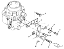 Choke Linkage Power Plus Diagram and Parts List for 31-16O804 2000001-2999999 - 1992 Toro Lawn Tractor