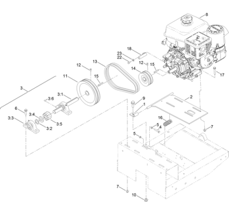 Part Location Diagram of 137-7466 Toro Guide-Belt