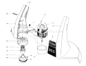 Page B Diagram and Parts List for 51217 1000001-1999999 - 1981 Toro Trimmer