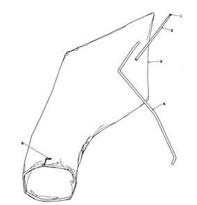 Giant Bagging Kit 29-9750 (Optional) Diagram and Parts List for 16300 0000001 - 0999999 Toro Lawn Mower