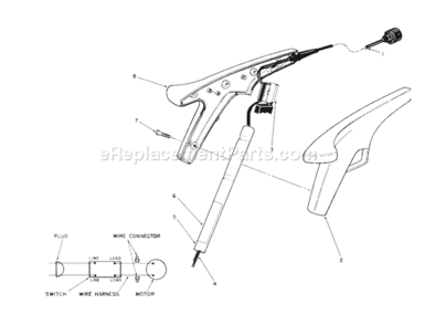 Part Location Diagram of 34-9751 Toro Wire Harness