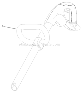 Part Location Diagram of 105-9416 Toro Handle-Assist