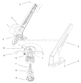 Part Location Diagram of 94-4453 Toro Decal-25Cm Trimmer