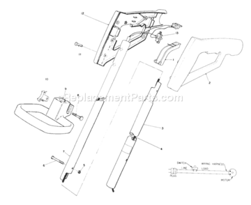 Part Location Diagram of 73-5600 Toro Switch